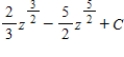 <strong>Find the indefinite integral of the following function and check the result by differentiation. </strong> A) B) C) D) E)