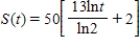 <strong>The rate of change in sales S is inversely proportional to time measured in weeks. Find S as a function of t if sales after 2 and 4 weeks are 250 units and 400 units respectively.</strong> A) B) C) D) E)