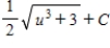 <strong>Find the indefinite integral of the following function and check the result by differentiation. </strong> A) B) C) D) E)