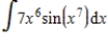 Find the indefinite integral   . ​