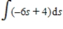 Find the indefinite integral   . ​