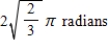 <strong>A sector with central angle is cut from a circle of radius 11 inches, and the edges of the sector are brought together to form a cone. Find the magnitude of such that the volume of the cone is a maximum. </strong> A) B) C) D) E)
