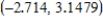<strong>Find the point on the graph of the function that is closest to the point . Round all numerical values in your answer to four decimal places. </strong> A) B) C) D) E)