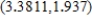 <strong>Find the point on the graph of the function that is closest to the point . Round all numerical values in your answer to four decimal places. </strong> A) B) C) D) E)