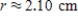 <strong>A solid is formed by adjoining two hemispheres to the ends of a right circular cylinder. The total volume of the solid is 23 cubic centimeters. Find the radius, r, of the cylinder that produces the minimum surface area. Round your answer to two decimal places. </strong> A) B) C) D) E)