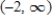 <strong>The graph of f is shown below. On what interval is an increasing function? </strong> A) B) C) D) E)