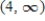 <strong>The graph of f is shown below. On what interval is an increasing function? </strong> A) B) C) D) E)