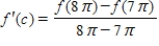 Determine whether the Mean Value Theorem can be applied to the function on the closed interval . If the Mean Value Theorem can be applied, find all numbers c in the open interval such that . 