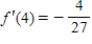 <strong>Evaluate the derivative of the function at the given point. , </strong> A) B) C) D) E)