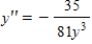 <strong>Find in terms of x and y given that . Use the original equation to simplify your answer. </strong> A) B) C) D) E)
