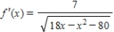 <strong>Find the derivative of the function . </strong> A) B) C) D) E)
