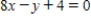 <strong>Find an equation of the line that is tangent to the graph of the function and parallel to the line . </strong> A) B) C) D) E)