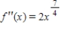 <strong>Given the derivative below find the requested higher-order derivative. , . </strong> A) B) C) D) E)