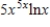 <strong>Use logarithmic differentiation to find . </strong> A) B) C) D) E)