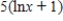 <strong>Use logarithmic differentiation to find . </strong> A) B) C) D) E)