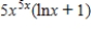 <strong>Use logarithmic differentiation to find . </strong> A) B) C) D) E)