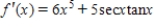 <strong>Find the derivative of the function . </strong> A) B) C) D) E)