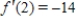 <strong>Find the slope of the graph of the function at the given value. at </strong> A) B) C) D) E)