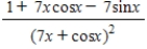 <strong>Find the derivative of the function . Simplify your answer. </strong> A) B) C) D) E)