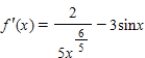 <strong>Find the derivative of the function . </strong> A) B) C) D) E)