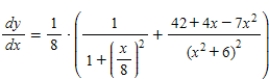 <strong>Find the derivative of the function . </strong> A) B) C) D) E)