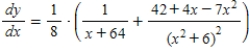 <strong>Find the derivative of the function . </strong> A) B) C) D) E)