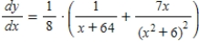 <strong>Find the derivative of the function . </strong> A) B) C) D) E)