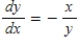 <strong>Find by implicit differentiation. </strong> A) B) C) D) E)