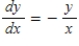 <strong>Find by implicit differentiation. </strong> A) B) C) D) E)