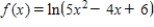 Differentiate the function   . ​