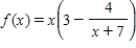 Find the derivative of the algebraic function   . ​