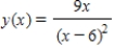 Determine all values of x, (if any), at which the graph of the function has a horizontal tangent. 