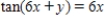 Find   by implicit differentiation given that   . Use the original equation to simplify your answer. ​