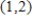 Find an equation of the tangent line to the graph of the function given below at the given point. , (The coefficients below are given to two decimal places.) 