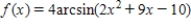 Find the derivative of the function   . ​