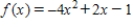 Find the derivative of the following function using the limiting process. 