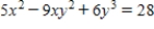 Differentiate with respect to t (x and y are functions of t). 