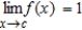 <strong>Suppose that . Find the following limit. </strong> A) -1 B) 1 C) 3 D) 0 E) 2