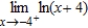 <strong>Find the following limit if it exists: . Use when appropriate. </strong> A) B) -4 C) 1 D) E) does not exist