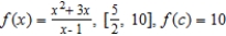 <strong>Find the value of c guaranteed by the Intermediate Value Theorem. </strong> A) 7 B) 2 C) 1 D) 5 E) 6