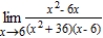 <strong>Find the limit. </strong> A) B) C) -12 D) 6 E) 12
