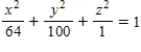 <strong>Find a vector-valued function whose graph is the ellipsoid   . ​</strong> A)   ​ B)   ​ C)   D)   ​ E)   ​ <div style=padding-top: 35px> 