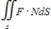 Find the flux of through , where is the upward unit normal vector to S. 