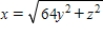 Find a vector-valued function whose graph is the cone   . ​