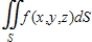 Evaluate   , where   and S is given by   . ​