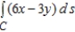 Evaluate the line integral along the given path.    