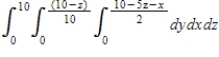 <strong>Rewrite the iterated integral using the order dydxdz. </strong> A) B) C) D) E) 