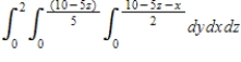 <strong>Rewrite the iterated integral using the order dydxdz. </strong> A) B) C) D) E) 
