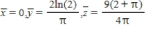<strong>Find the centroid of the solid region bounded by the graphs of the equations. Use a computer algebra system to evaluate the triple integral. (Assume uniform density and find the center of mass.) </strong> A) B) C) D) E) 