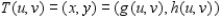<strong>Find a transformation that when applied to region , its image will be . </strong> A) B) C) D) E)
